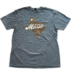 Merrick Texas Printed T-Shirt Size XL